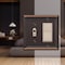 Amerelle Wall Plate, Number of Gangs: 2 gang Stamped Steel, Aged Bronze Finish, Bronze 149TRDB - alternate 3